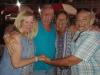 Fun-loving couples after the show at Coconuts: Kim & Ron ‘Maddog’ Pucino and Michele & Joe Smooth.