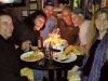 We celebrated Jay’s b’day too: Denny, Dave, Barry, Lynn, Jay & Terry at Bourbon St.