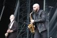 Sam Harris on the saxophone