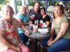 Mickey is definitely the ladies' man.  Taking a break during Billie's show at Southgate Grill, he stopped by to say hello to Carolyn, Gladys, Terri & Marnine.