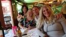 Friends Sarah, Brenda & Steve joined Lauren for her birthday dinner at the Grove Market. photo by Paula Betz