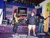Onstage at the Purple Moose w/ Great Train Robbery during one of many memorable Cindy Bike Crawls.