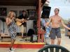 Making us all smile, a joyful Devon compelled singer Regina to leave the stage and dance with him at Coconuts Beach Bar & Grill. 